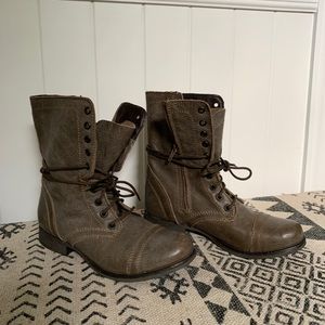 Steve Madden combat boots